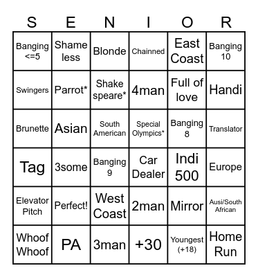 The Last Dance Bingo Card