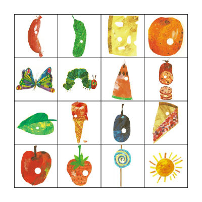 The Hungry Caterpillar Bingo Card