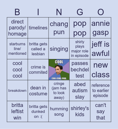COMMUNITY BINGO Card