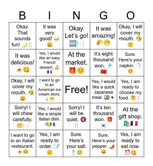 B9 L9 A Bingo Card