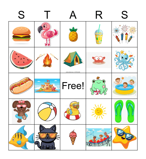 All Star Match Bingo Card