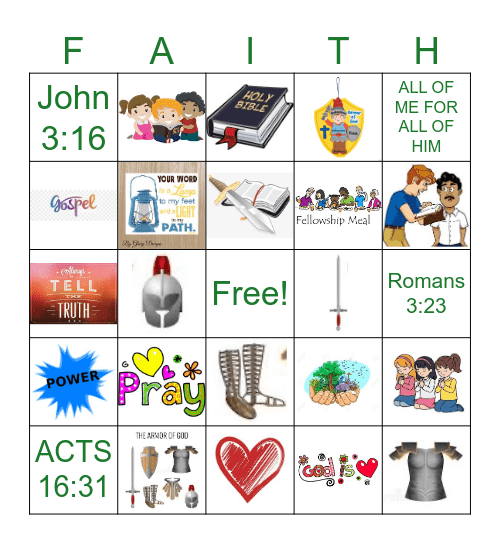Faith & Discipleship Bingo Card