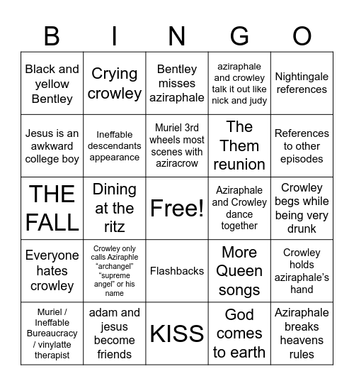GO S3 predictions Bingo Card