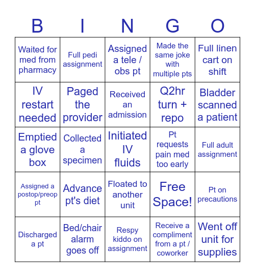 A4 BINGO Card