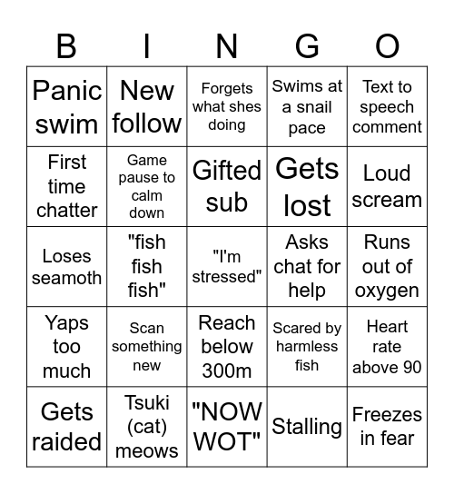 ScaredyChlo's Subnautica Bingo! (Post to discord) Bingo Card