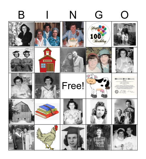 Neva Bingo Card