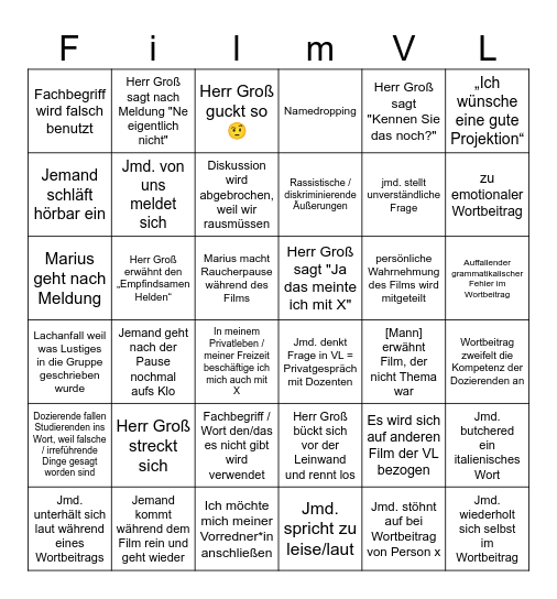 05.05.2026 Bingo Card