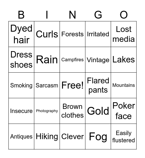 !📷 Esther Bingo 📷! Bingo Card