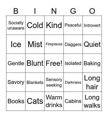 🐈‍⬛ Azrael Bingo 🐈‍⬛ Bingo Card
