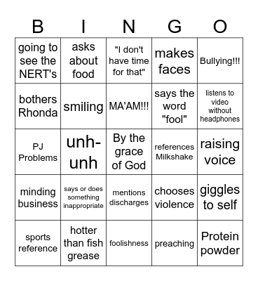 The Return of Office Bingo Card