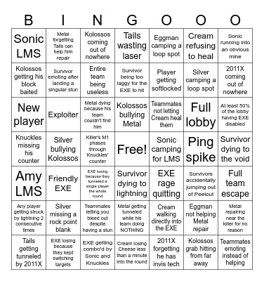 Outcome Memories Bingo! Bingo Card