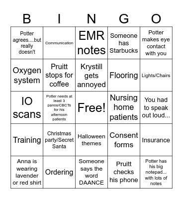 ANOTHER BORING MEETING... Bingo Card