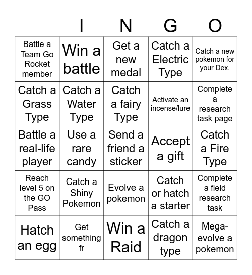 Copenhagen GoFest Bingo Card