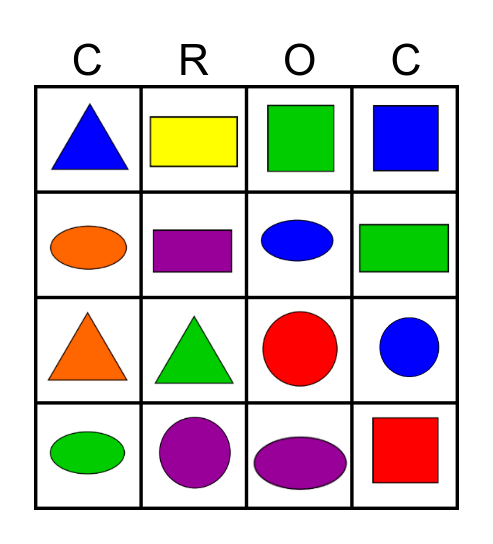 CROC BINGO Card