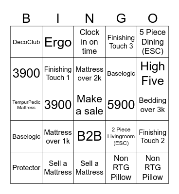 Memorial Day Bingo Card