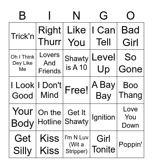 New Month, Old Vibes Bingo Card