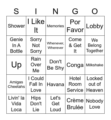 CINCO DE MAYO SINGO | LATIN ROOTS Bingo Card