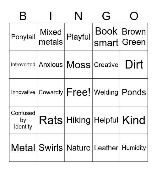 🐀 Alvis Bingo 🐀 Bingo Card