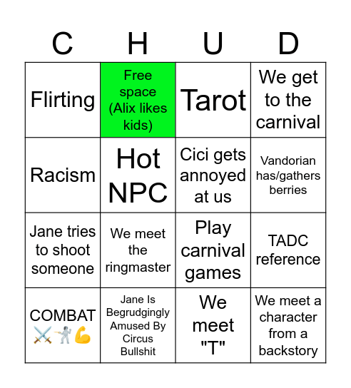Session 3 CHURD Bingo Card