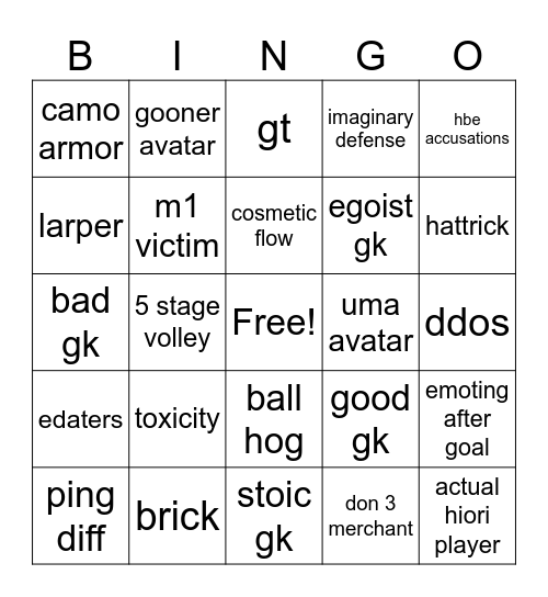 azure latch bingo Card