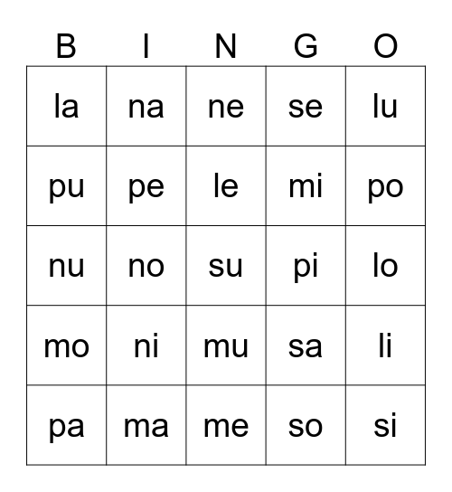 AVANCEMOS JUNTOS Bingo Card