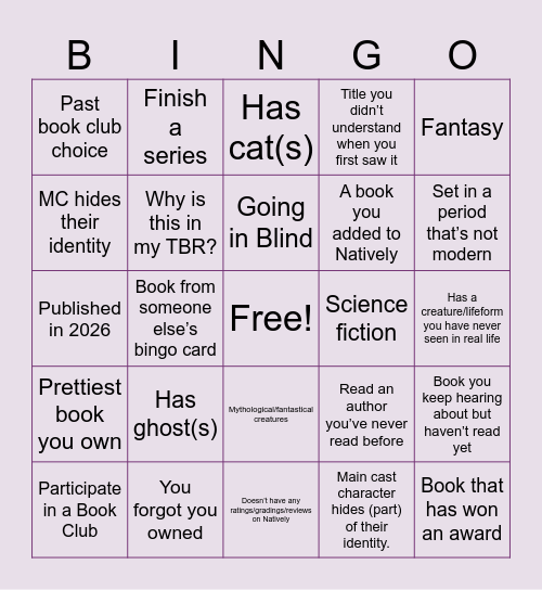 LearnNatively 2026 Bingo Card
