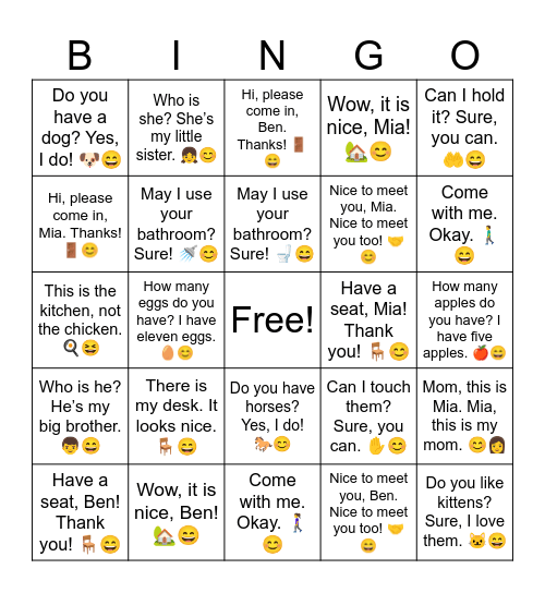 B3 L19 Book Review Bingo Card