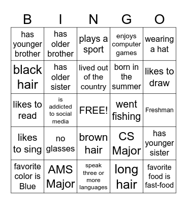 SKCS Nerd Talk!!! Bingo Card