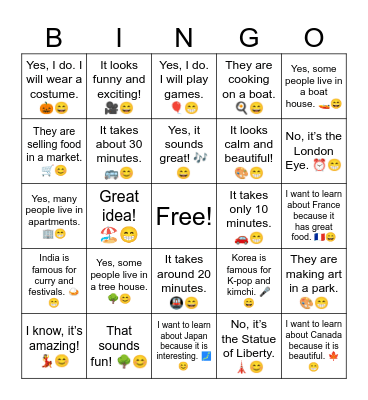 B11 L10 A Review 1-10 Bingo Card