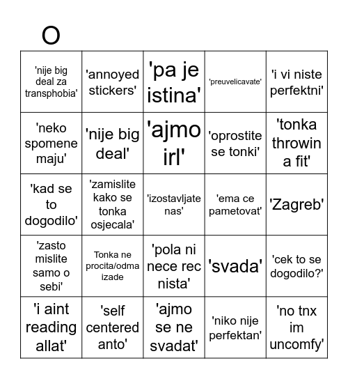 Onlyfeet Bingo Card