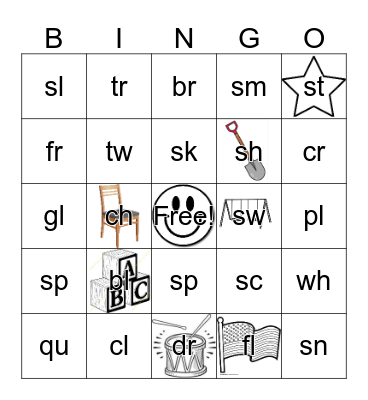 Blends  Bingo Card