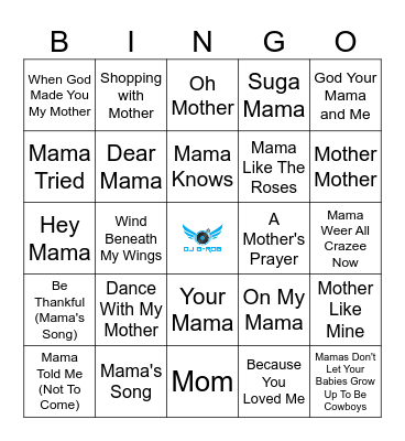 Mama Bingo Card