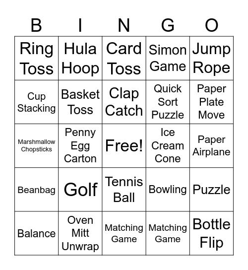 TAH BINGO Card