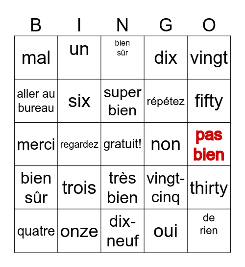 Anthony DeKalb Bingo Card