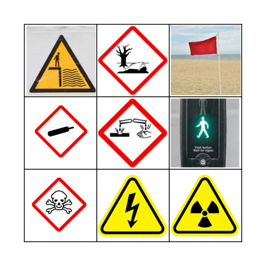 SAFETY BINGO Card