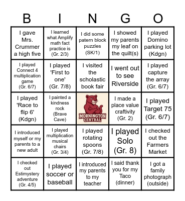 Spring Gathering Bingo May 2026 Bingo Card