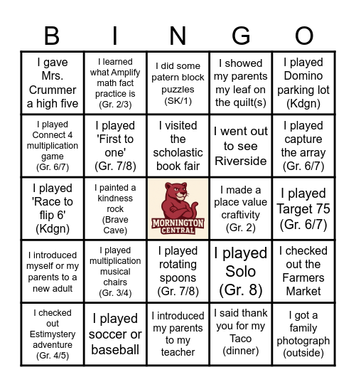 Spring Gathering Bingo May 2026 Bingo Card