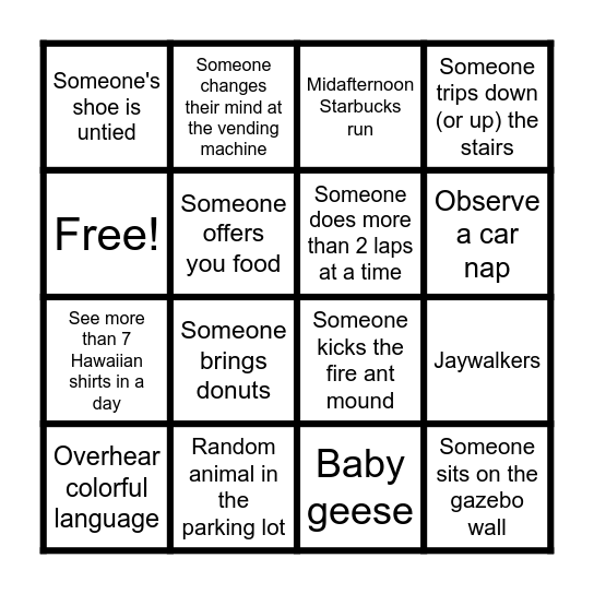 Security Bingo #2 Bingo Card