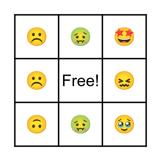 HAPPY BIRTHDAY BINGO Card