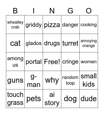 mez bingo Card