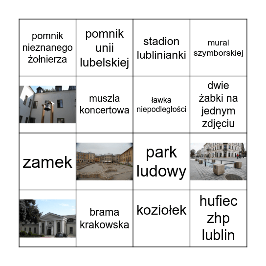 LuBLINGO Bingo Card