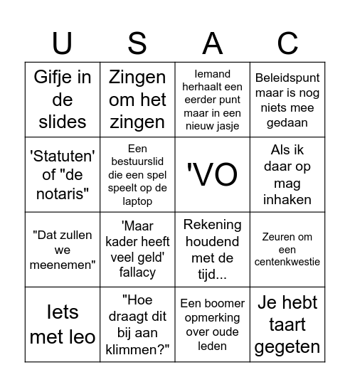 hALV Bingo!! Bingo Card