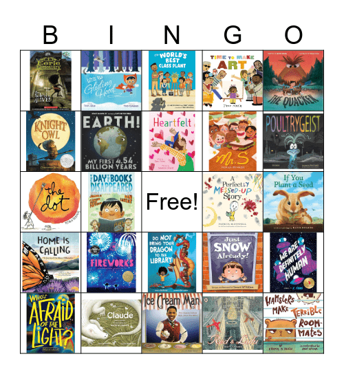Book BINGO Card