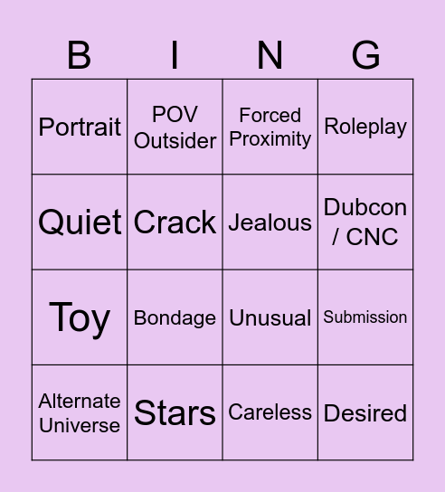 Hollanova Week Bingo Card