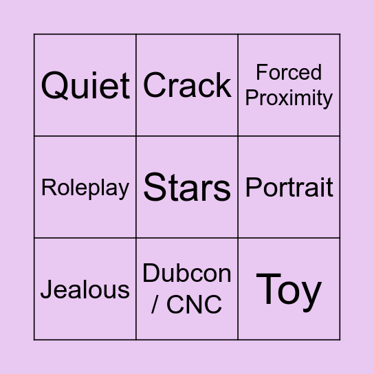 Hollanova Week Bingo Card
