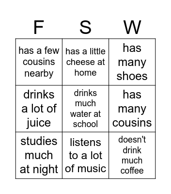 Find someone who... Bingo Card