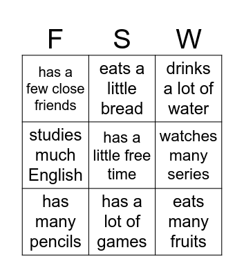 Find someone who... Bingo Card