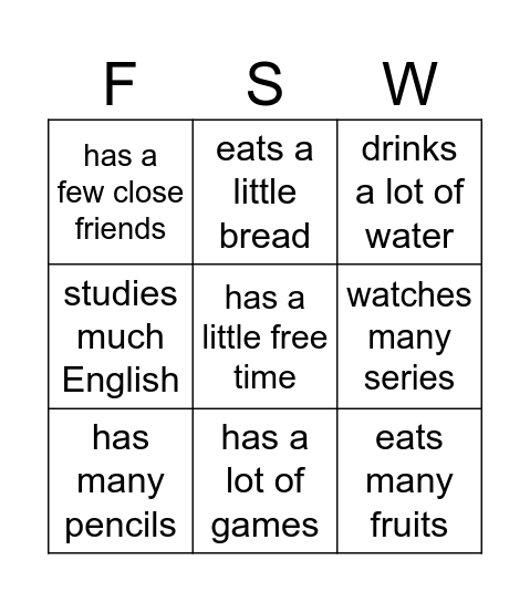 Find someone who... Bingo Card