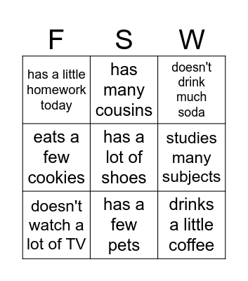 Find someone who... Bingo Card