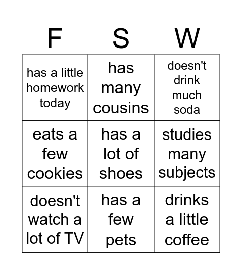 Find someone who... Bingo Card